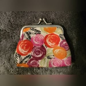 Floral coin purse
